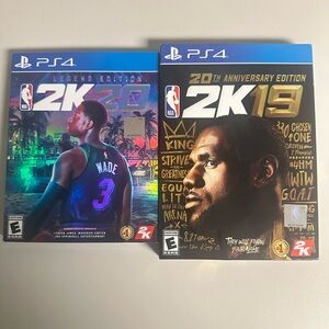 NBA 2K19 and 2K20 PS4 Games Legend Editions (both games tested & work)